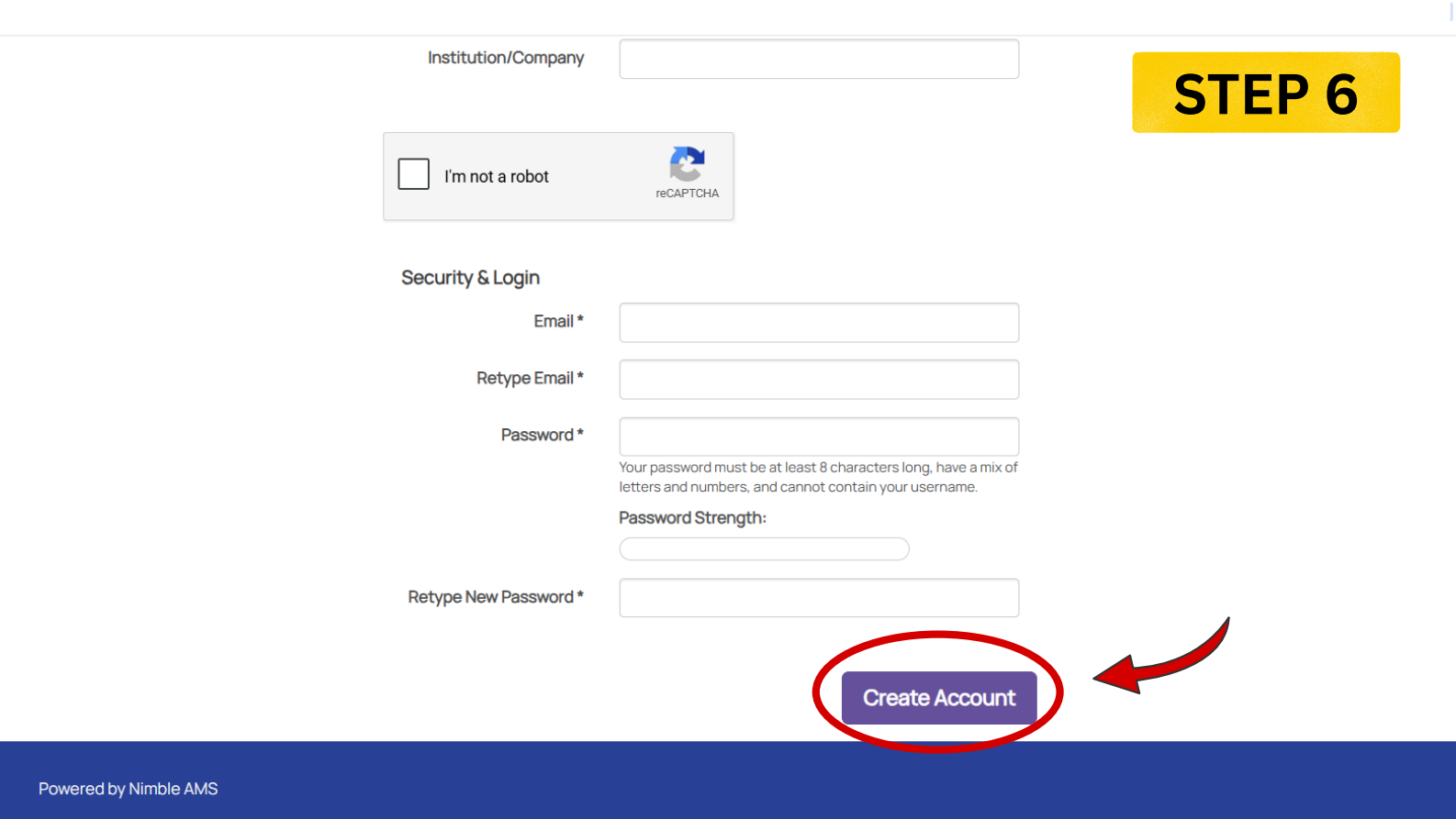 Account Verification Submit